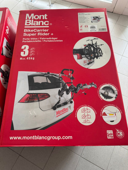 Mont Blanc Super Rider+ Universal Fahrradträger/Bikecarrier 3 Fahrräder