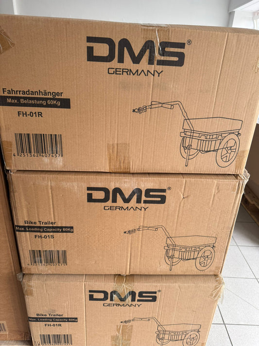 DMS® FH-01R (rot) Fahrradanhänger Lastenanhänger Transportanhänger Anhänger